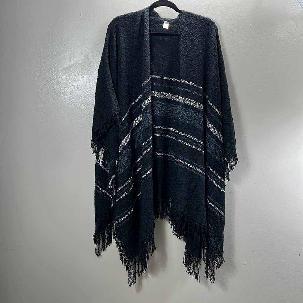 Bluenotes shawl women’s one size blue/black